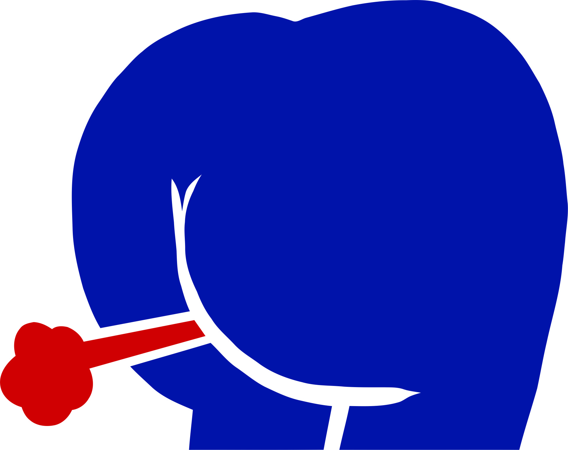 Buffalo Bills Butts Logo fabric transfer